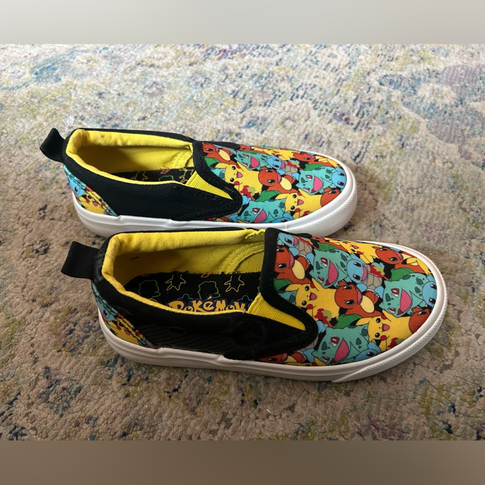 NWOT - Ground Up - Kids’ Slip-On Sneakers - Pokemon - Size 12